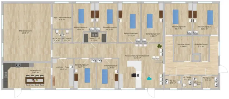 Genesium Gesundheitshaus Lageplan