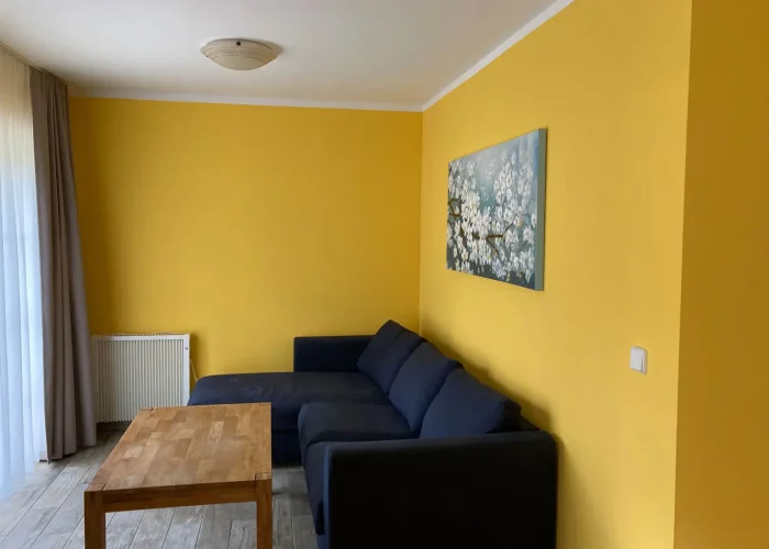 Ferienhaus Eichhörnchen Wohnzimmer